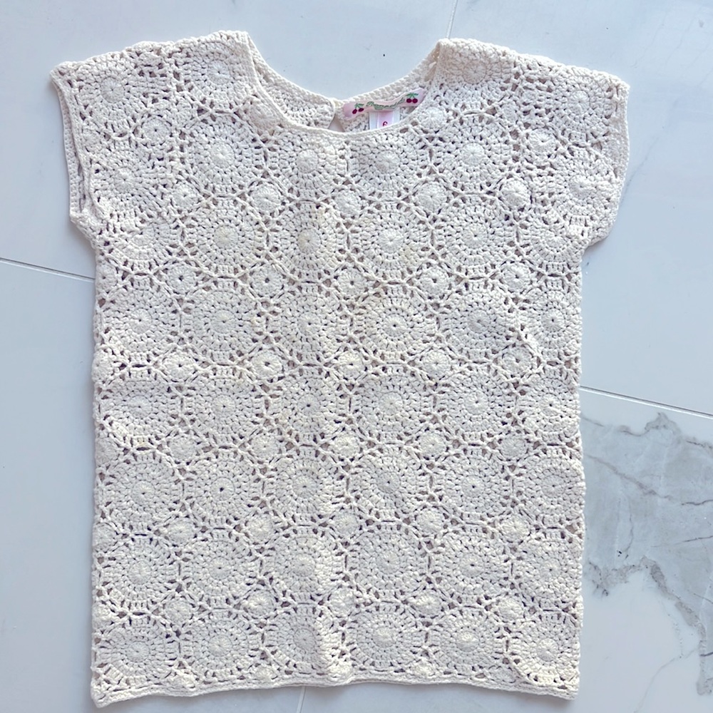Bonpoint crochet top